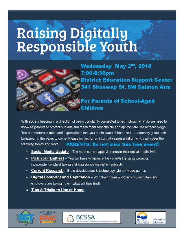 2018 Raising Digitally respondible youth