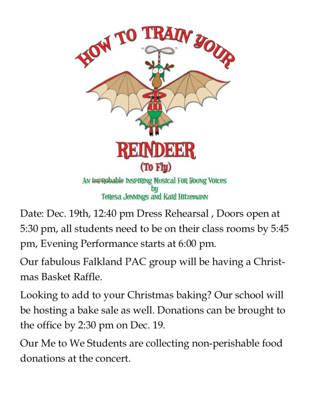 Christmas Concert info