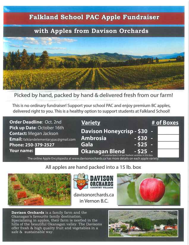 PAC Apple Fundraiser