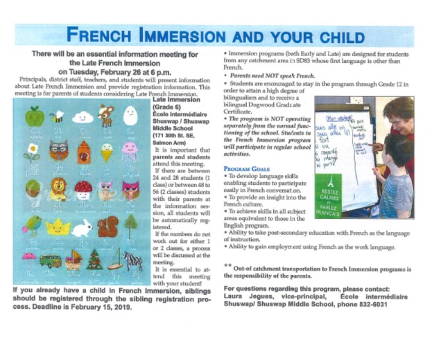 late french immersion flier 2